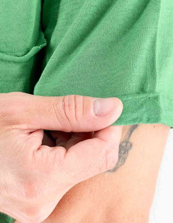 Emerald Flame Pocket T-Shirt