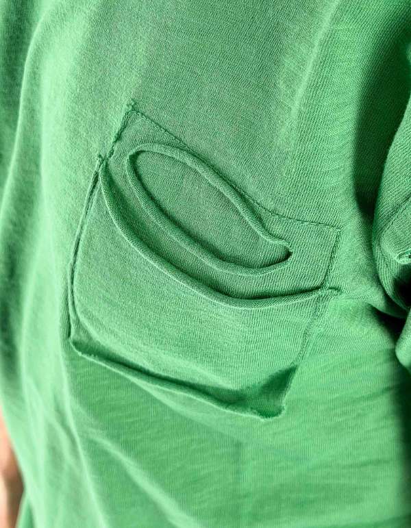 Emerald Flame Pocket T-Shirt