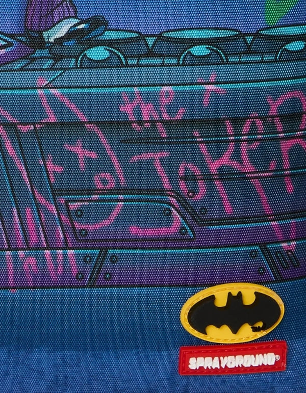 Zaino Dc Joker Tagged Up Batmobile Backpack
