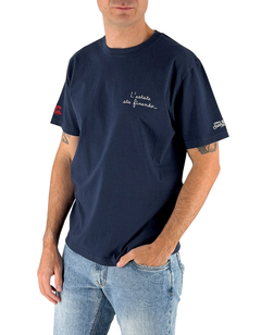 T-shirt Uomo Girocollo con Ricamo L’estate sta finendo
