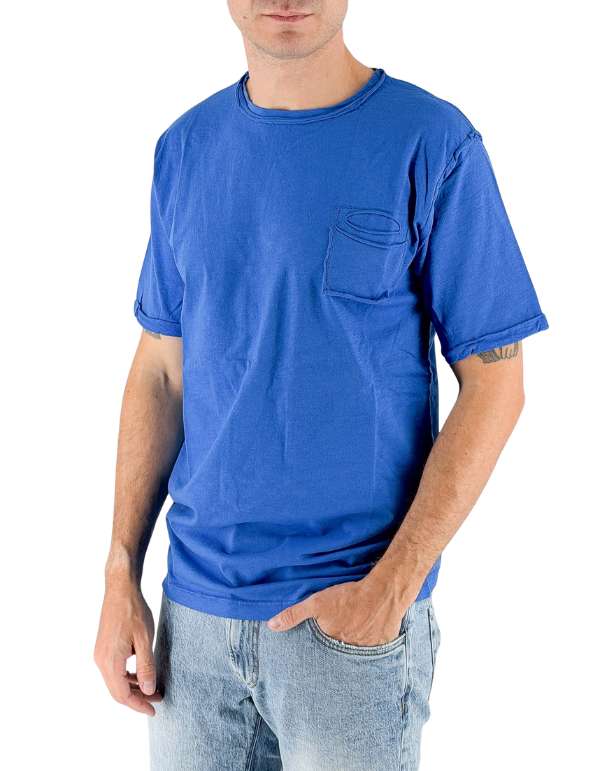 T-Shirt Pocket Fiamma Blu Royal