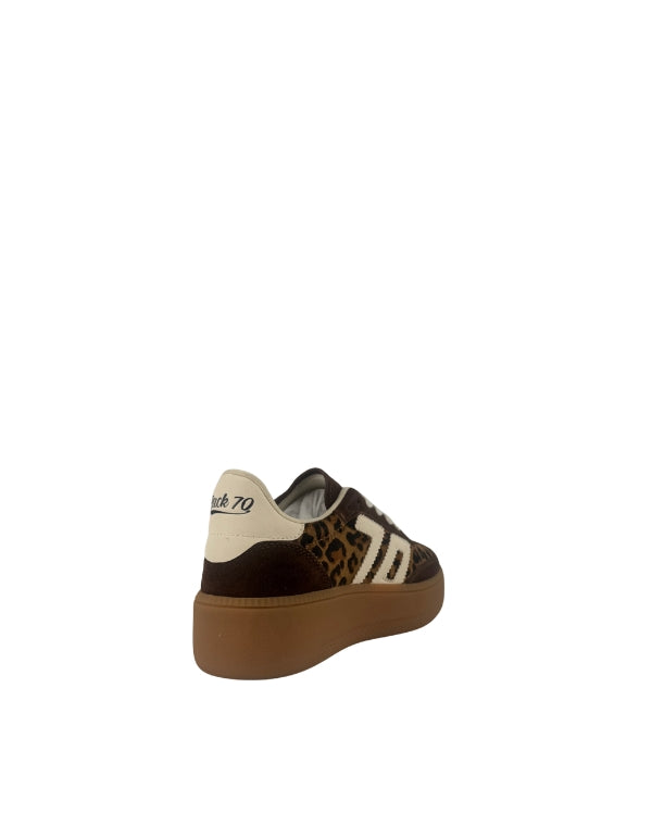 Sneaker Xxl Fur Leo Cuoio/Butter