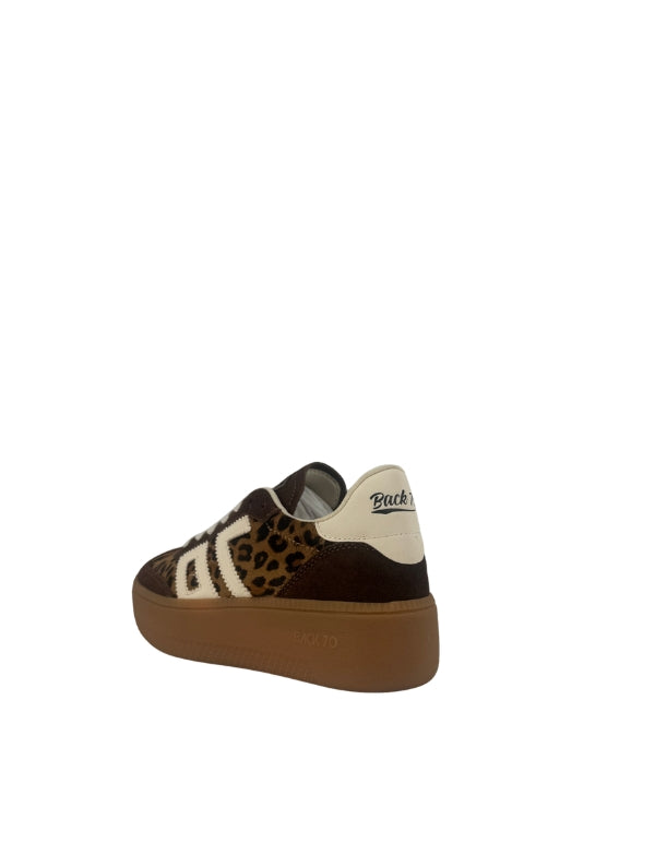 Sneaker Xxl Fur Leo Cuoio/Butter