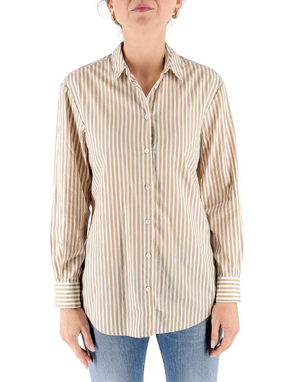 Camicia Brigitte Cotton Sb Beach Stripes V 11 Emb