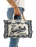 Colette Frill N Sangallo Flowers 1061 Emb Bag