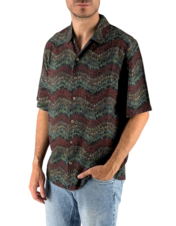 Camicia Bowling Etnica Sudan