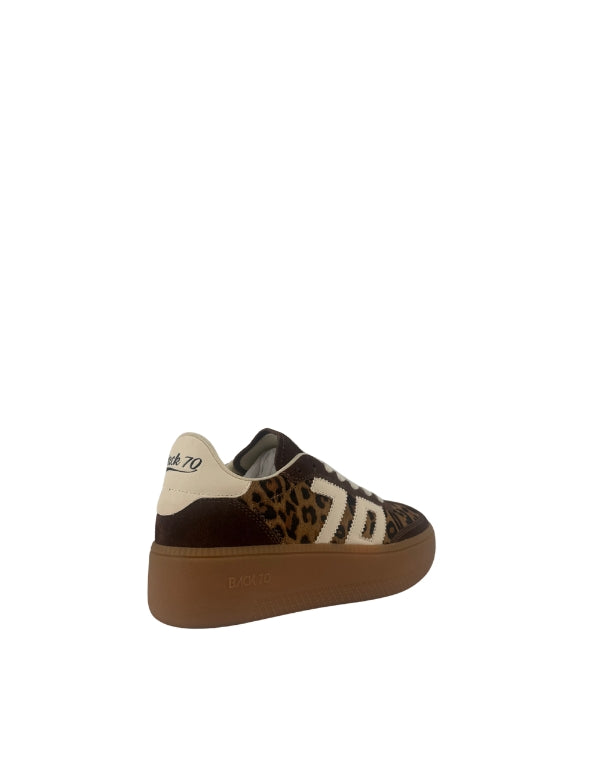 Sneaker Xxl Fur Leo Cuoio/Butter