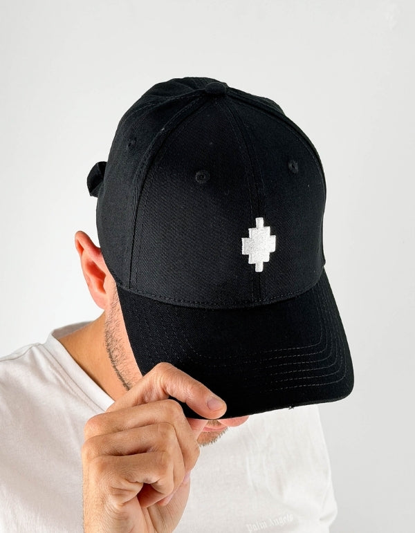 Baseball Cap .unique.black/ White