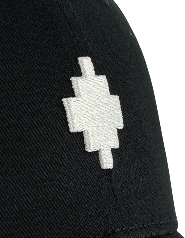 Baseball Cap .unique.black/ White