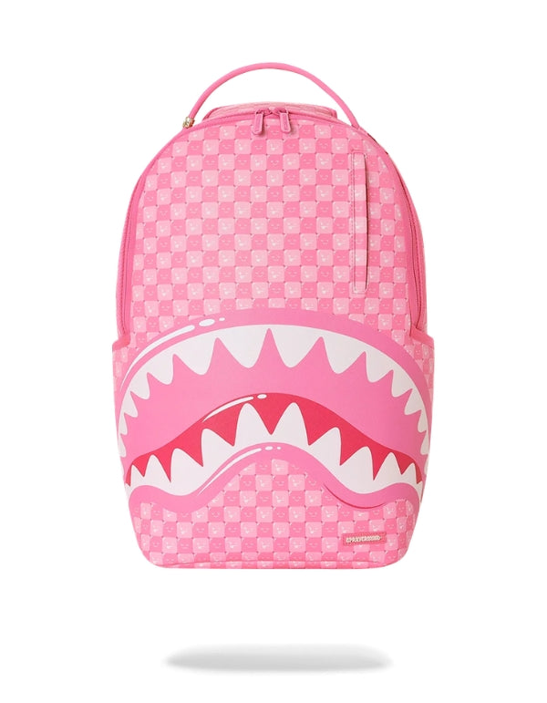 Zaino Pink New Check Faces Backpack