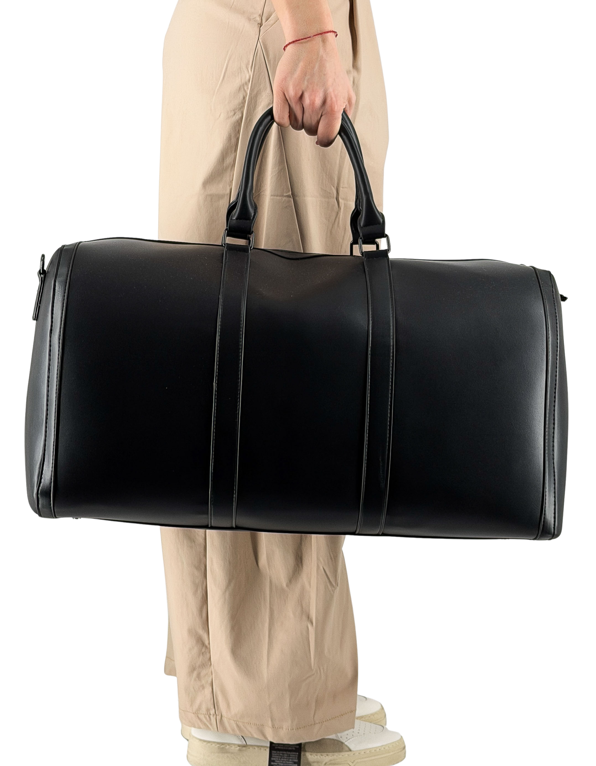 Borsone Travel Logo Black/ White