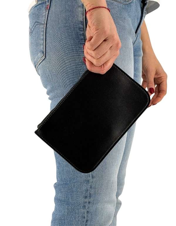 Mini Pochette black/ White