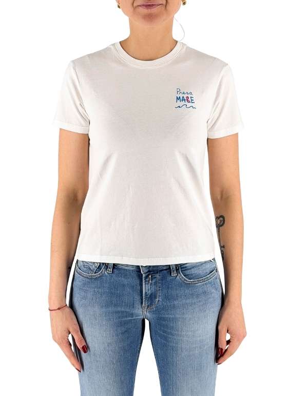 T-Shirt Emilie Presa Mare 01n Emb