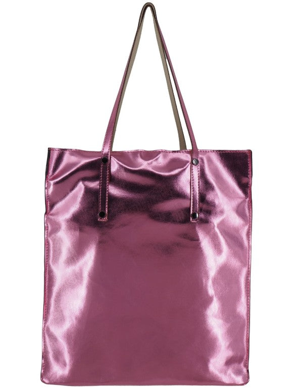 SHOPPER IN ECOPELLE ROSA