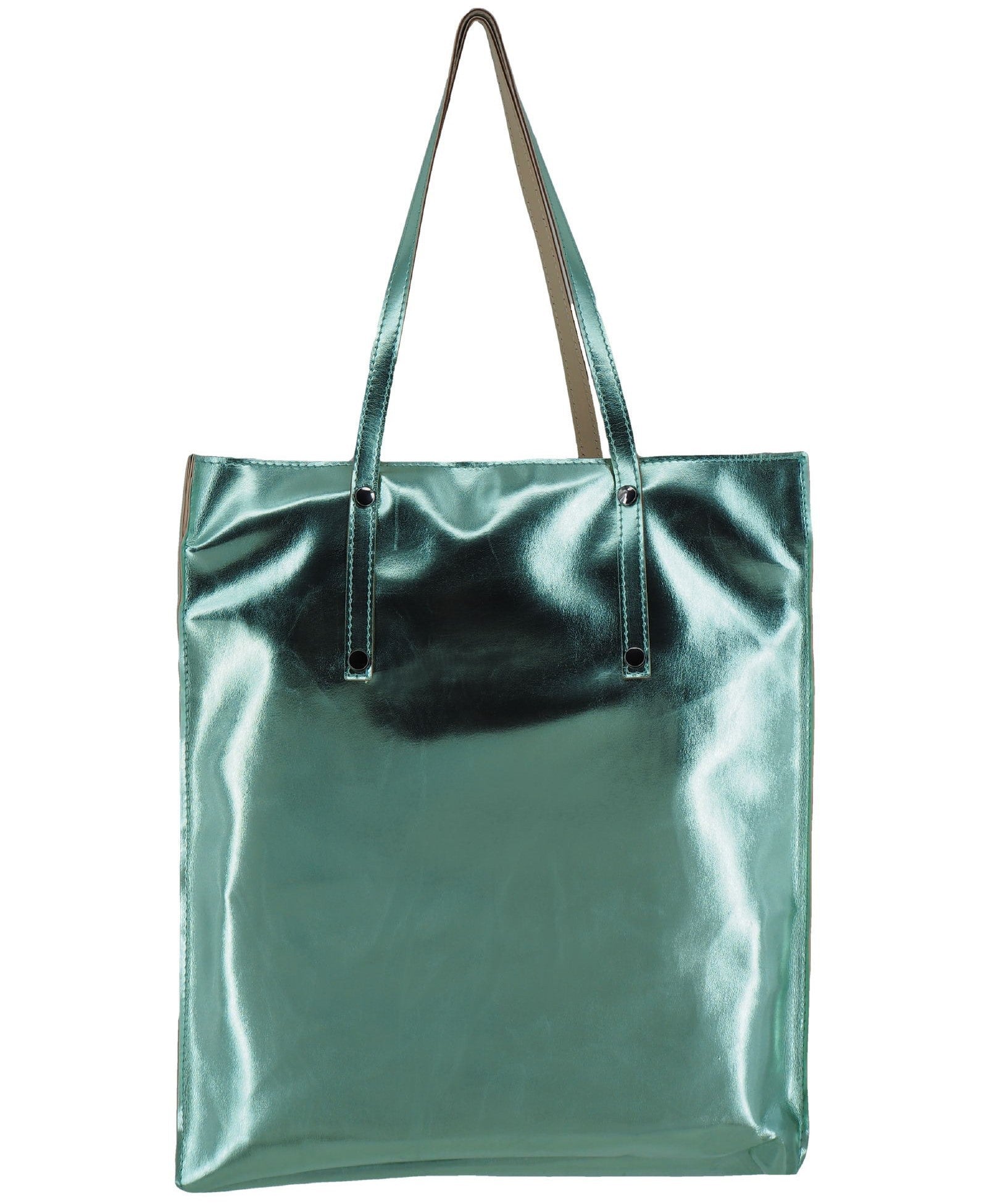 SHOPPER IN ECOPELLE VERDE