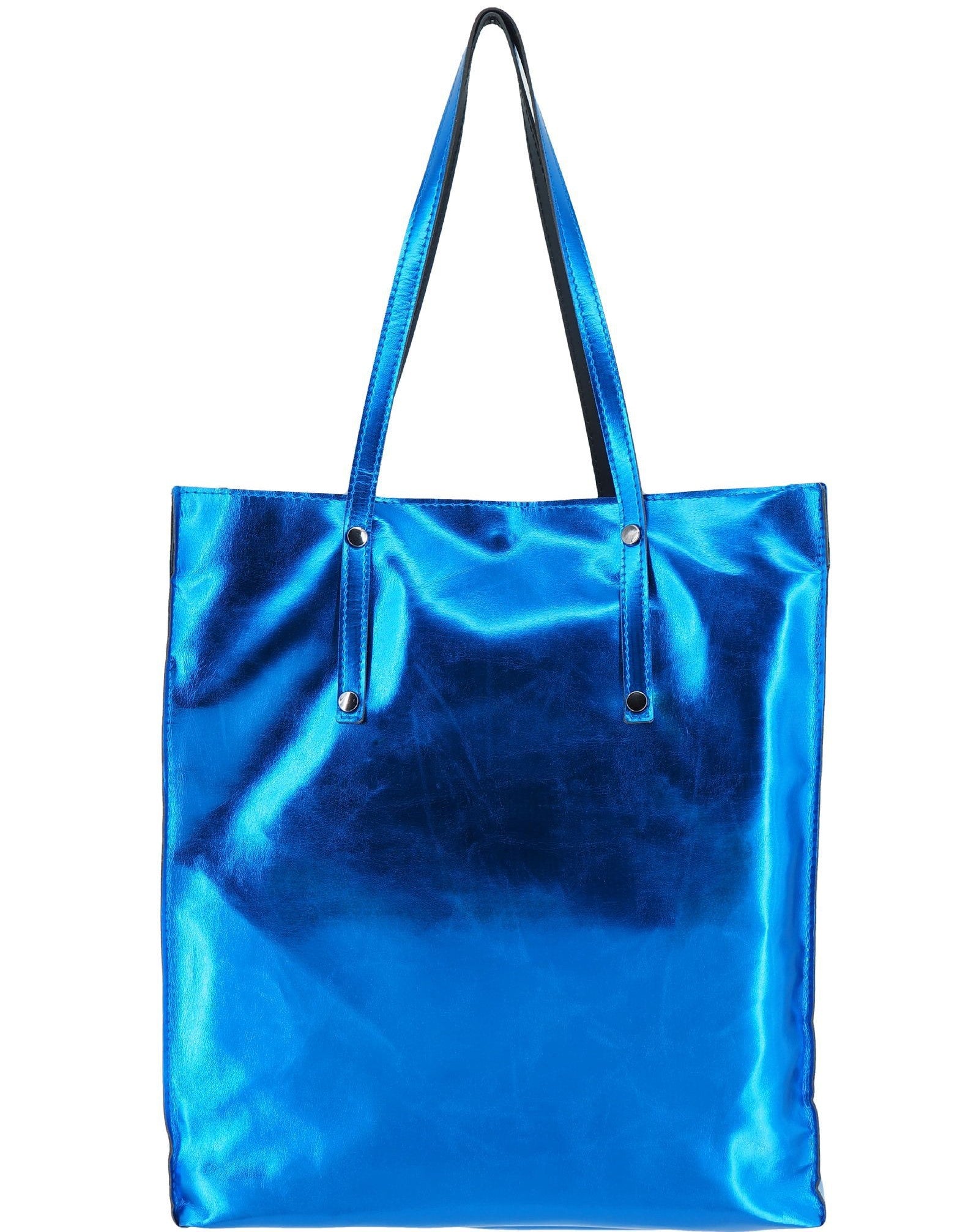 SHOPPER IN ECOPELLE BLU