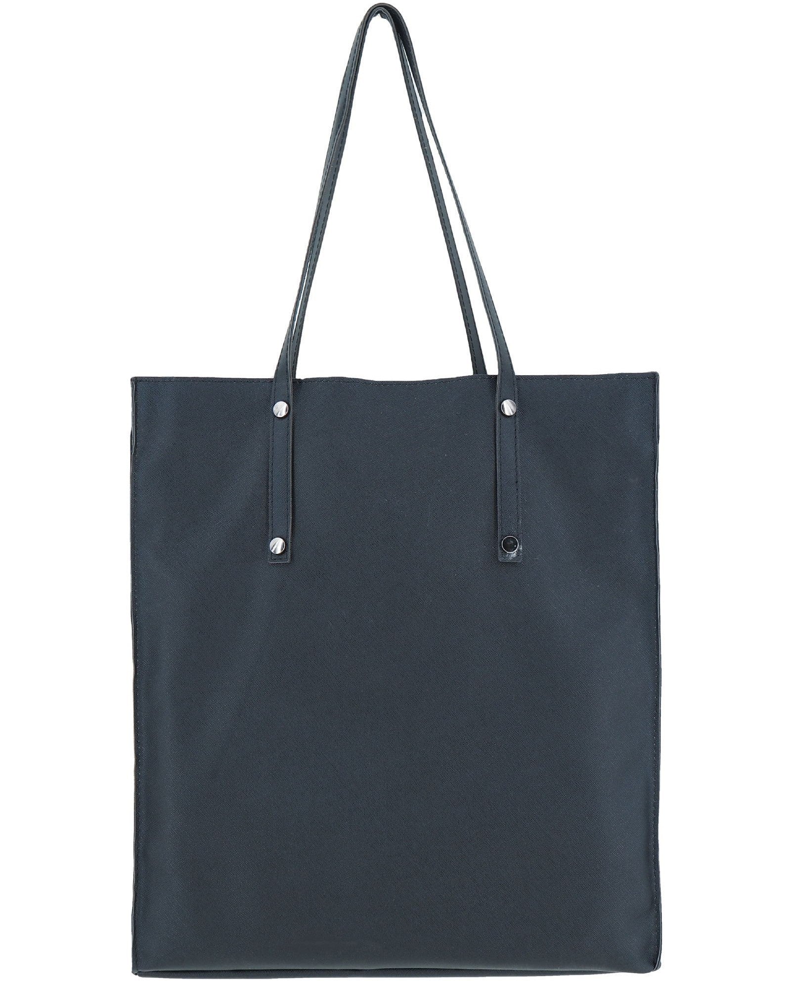 SHOPPER IN ECOPELLE NERO