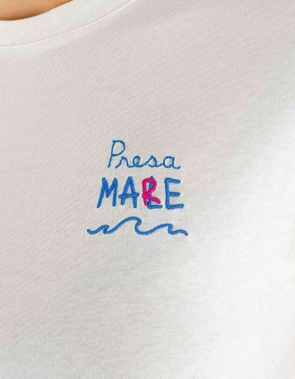 T-Shirt Emilie Presa Mare 01n Emb