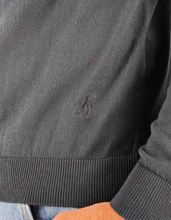 Maglia 100% Cotone Corniglia Nera