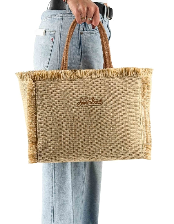 Shoulder Bag Vanity Straw No. 1118 Emb