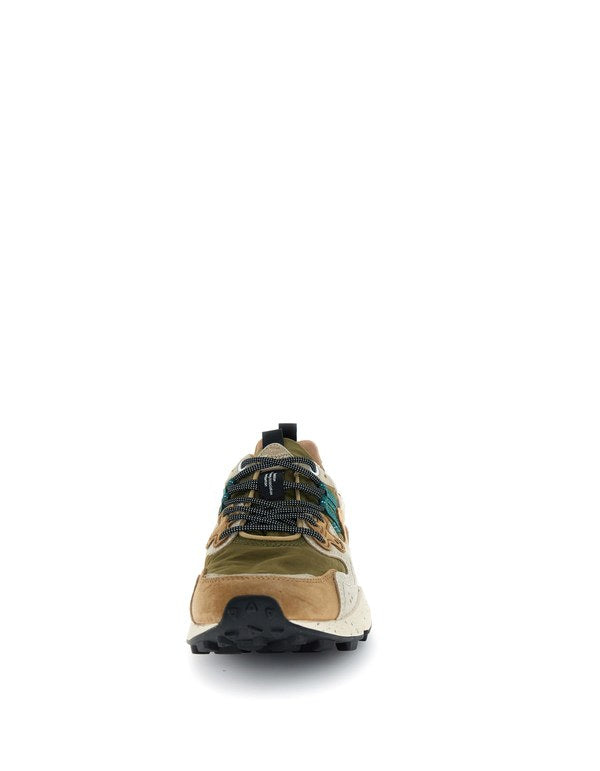 Sneaker Yamano 3 Man Suede/Nylon Cream-Brown-Taupe - Immagine 4