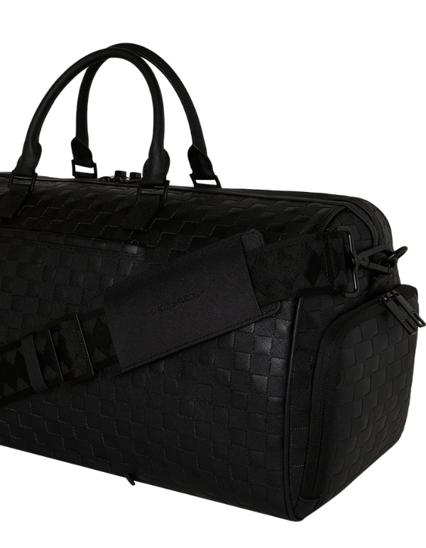 Raised Check Duffle Bag