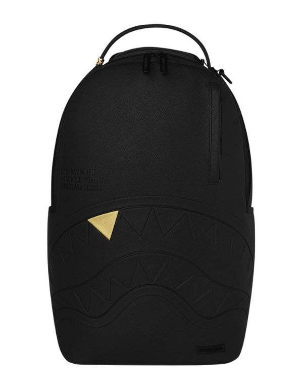 Sprayground Zaino Blacked Out Embossed Gold Tooth Backpack – Zaini