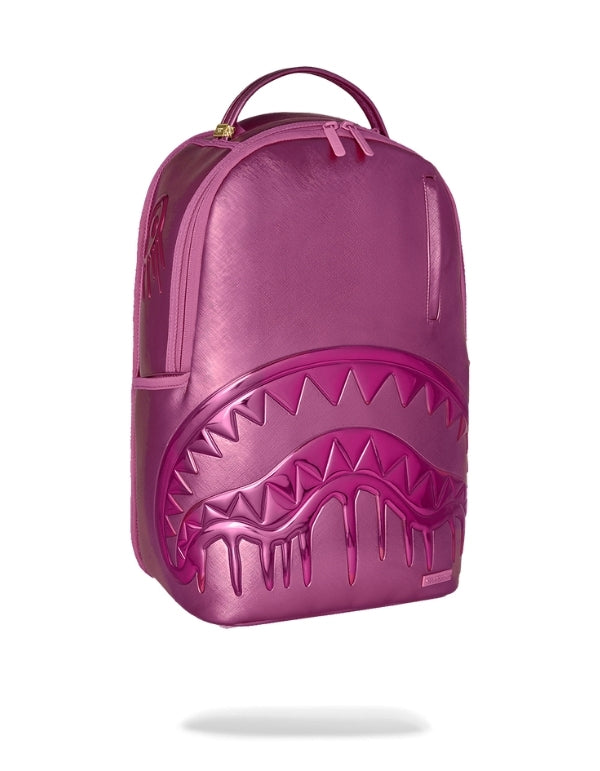 Zaino Metallic Pink Metallic Drip Backpack