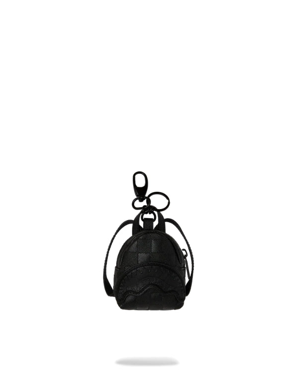 Raised Check Backpack Keychain