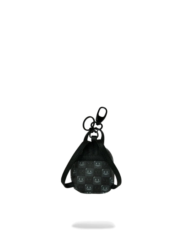 Sharks In Paris Wtf Bubbly Black Check Backpack Keychain