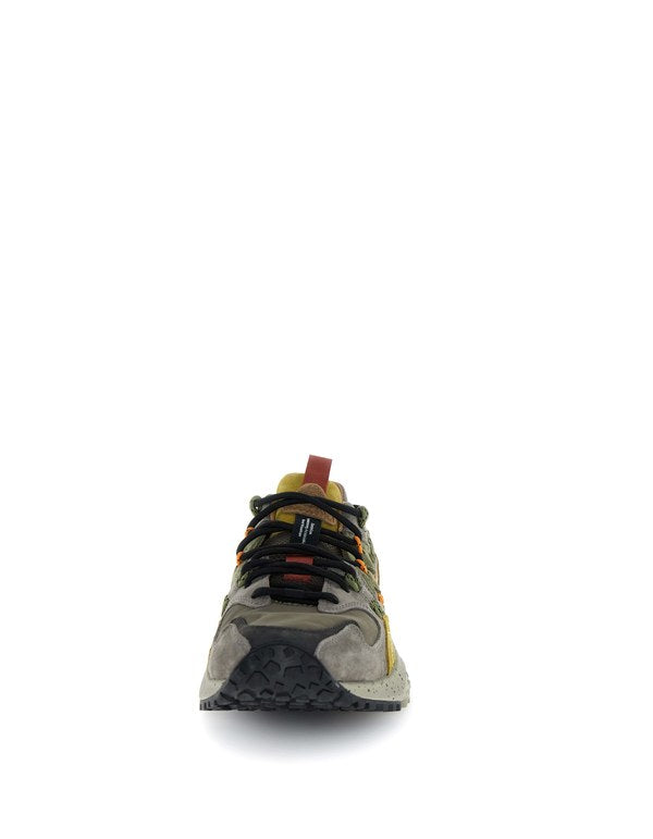 Sneaker Yamabushi Man Suede/Nylon Mud-Dark Brown-Acid - Immagine 4