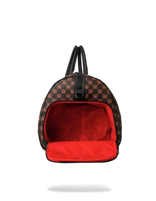 Borsone Sharks In Paris Wtf Bubble Brown Check Duffle