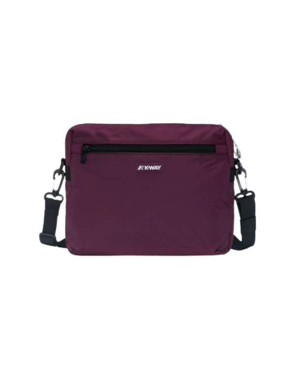Moire Violet Mauve Wine Bag