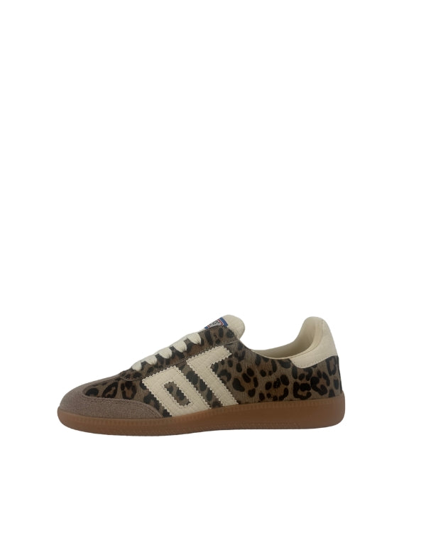 Sneaker Cloud Fur Leopard Taupe/Milk