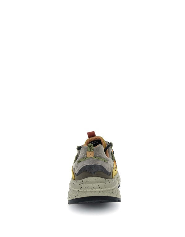 Sneaker Yamabushi Man Suede/Nylon Mud-Dark Brown-Acid - Immagine 2