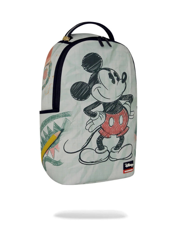 Sprayground Zaino Disney Old School Mickey Sketch Backpack – Zaini, dettaglio 3
