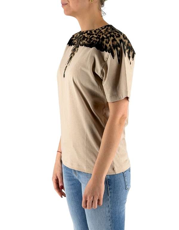 T-Shirt Donna Wings Leo In Cotone