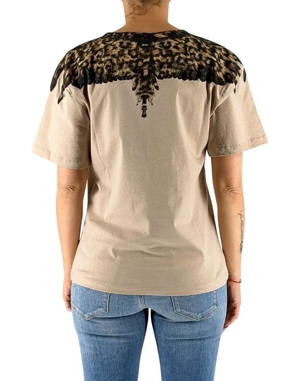 T-Shirt Donna Wings Leo In Cotone