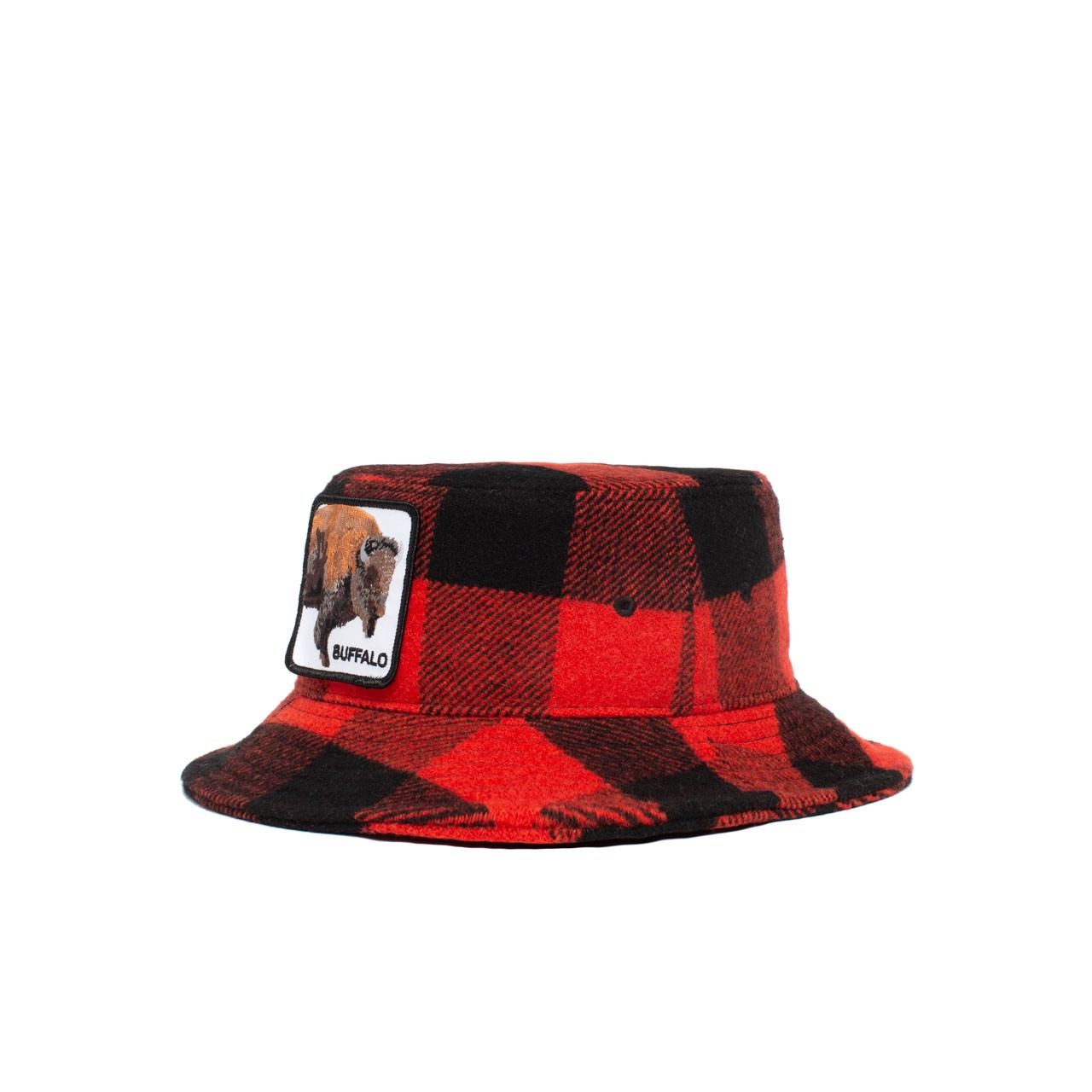 Buff Buffalo Bucket Hat, Red