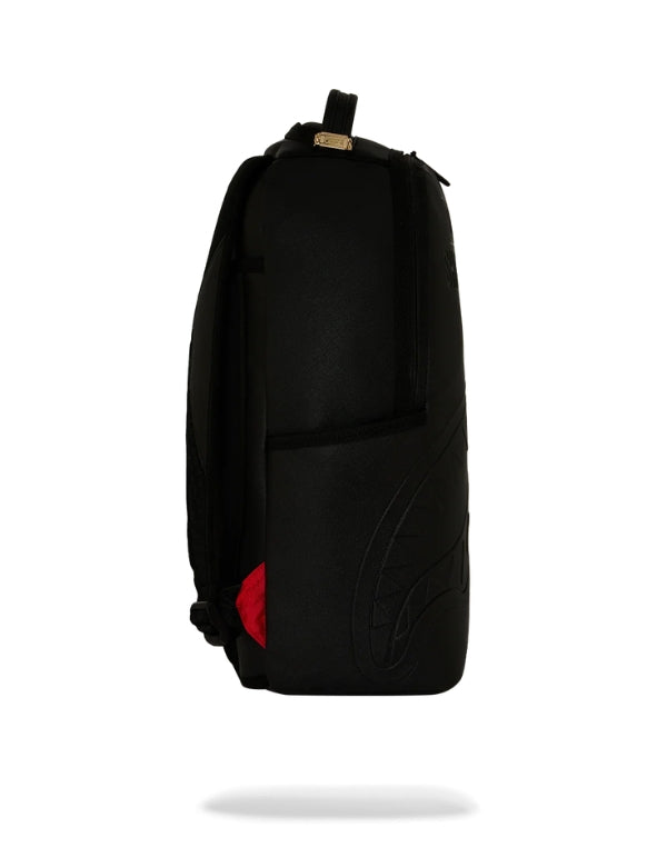 Zaino Shark Central Embossed Black Nylon Backpack