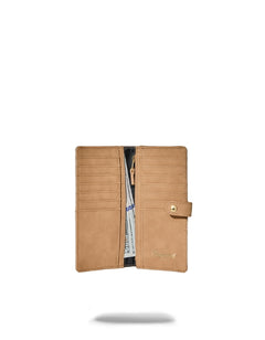 2 Tone Gold Trinity Single Fold Wallet