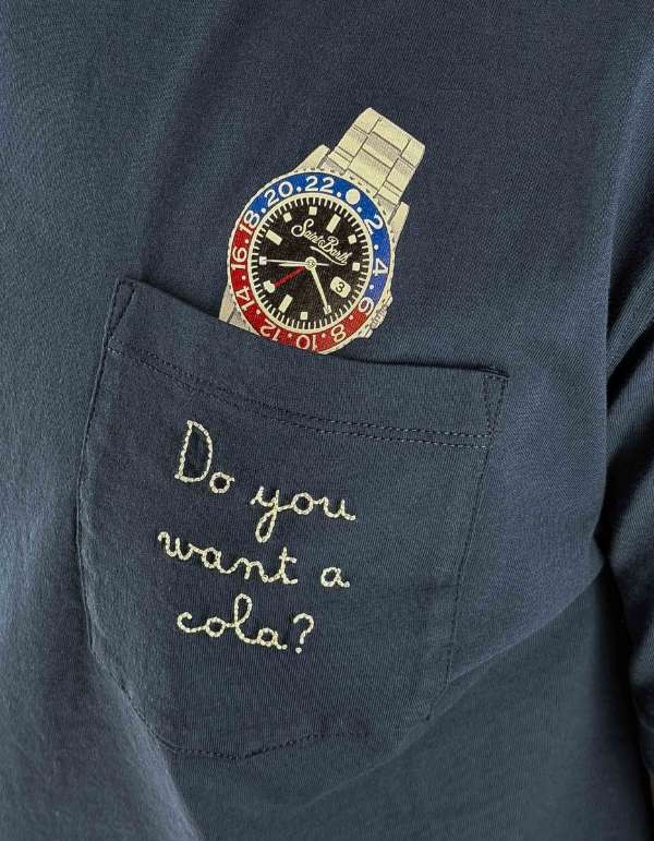 Maglietta Uomo Watch 61 Emb Con Taschino