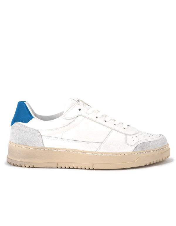 Sneaker In Nappa E Camoscio