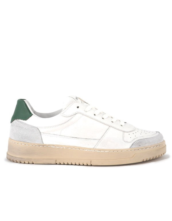 Sneaker In Nappa E Camoscio