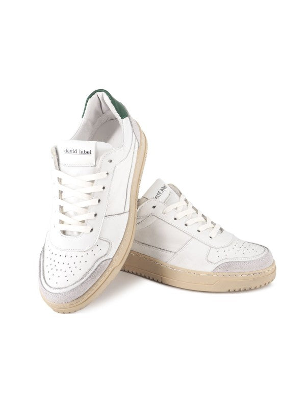 Sneaker In Nappa E Camoscio