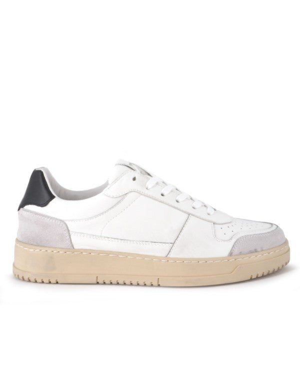 Sneaker Unisex In Nappa E Camoscio