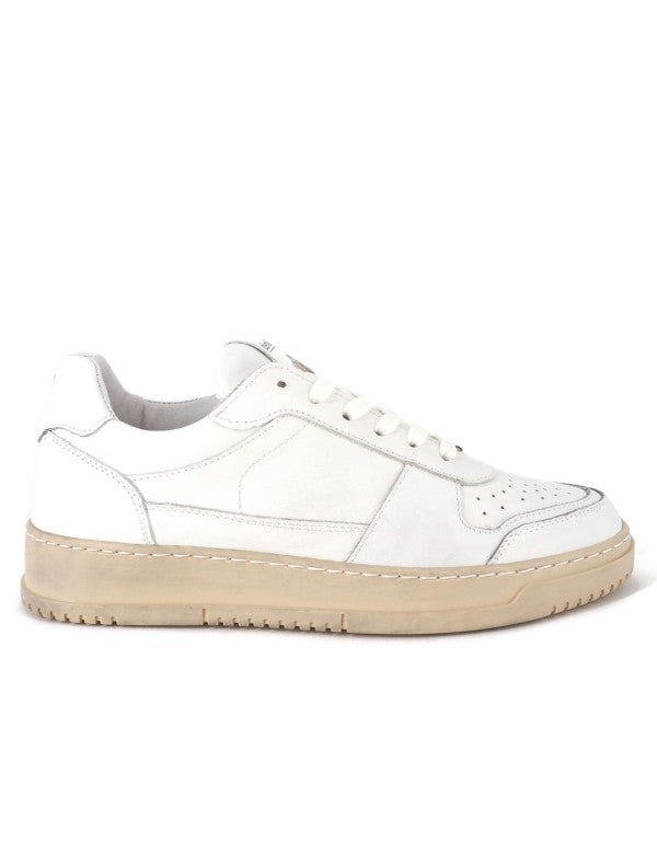 Sneaker Unisex In Nappa E Camoscio