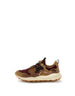 Sneaker Yamano 3 Uni Suede/Nylon/Laminated Goat Skin Oak-Bordeaux-Bronze - Immagine 1