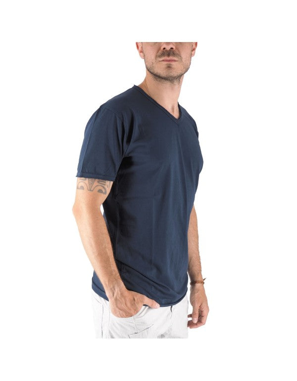 Mosca T-Shirt V-neck Blue