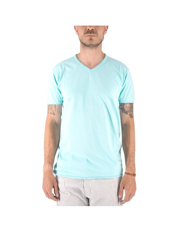 Mosca T-Shirt V-neck Light Blue